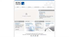 Desktop Screenshot of berginsight.com